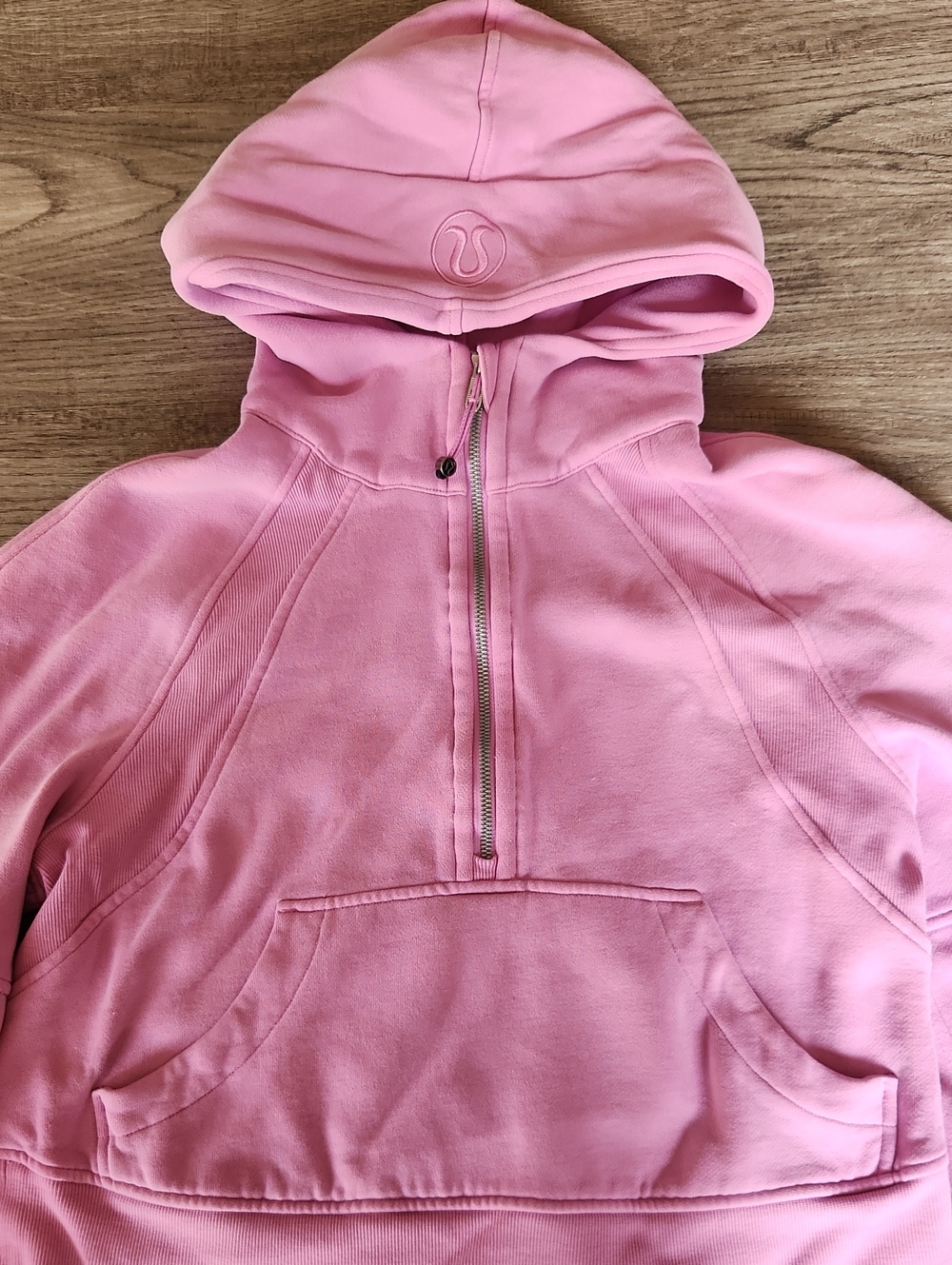 lululemon athletica Pink Half-Zip Hoodie